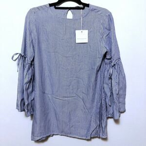 NWT BeachLunchLounge Women's XS Harlow Top Blue